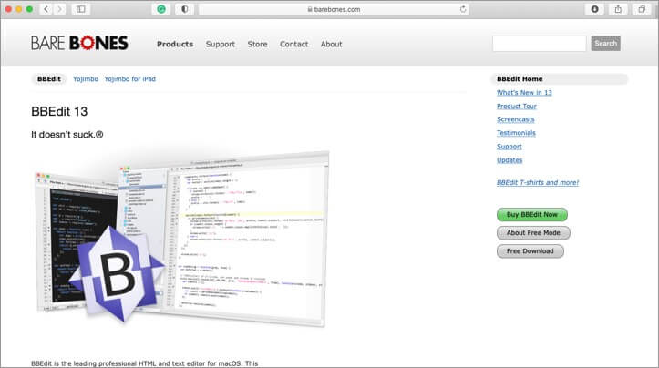 html css text editor for mac